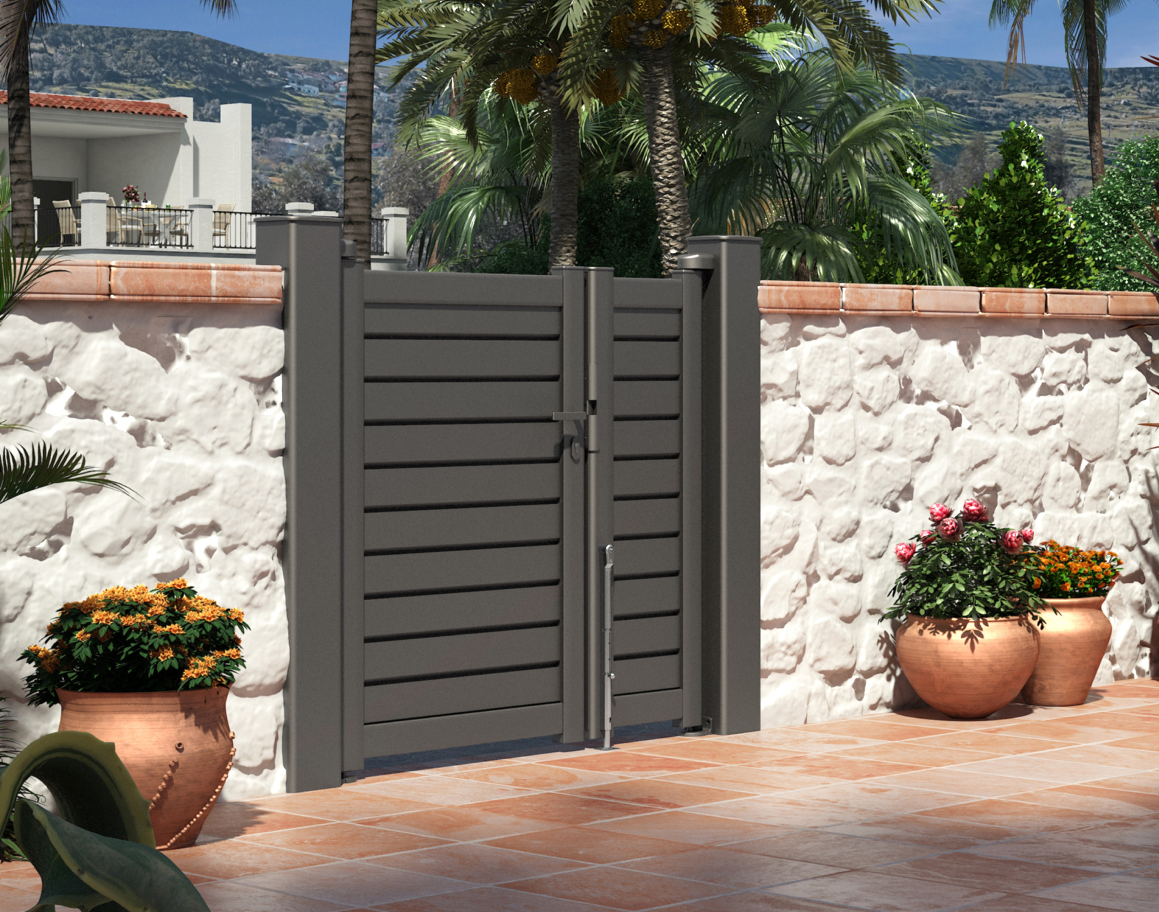 Puertas de jardín Litenn